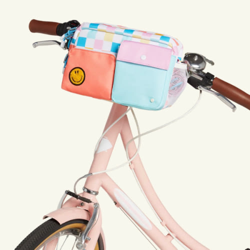 Kane Kids Bike Bag Printed Canvas Multi Check