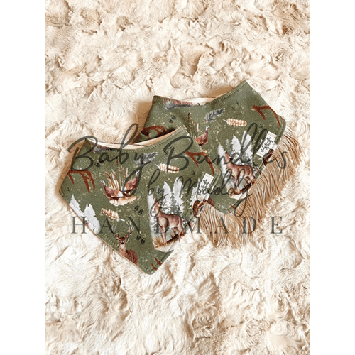 Bucks and Beards Baby Drool Bandana