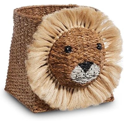 Raz Imports 2024 Natural Appeal 18" Lion Basket