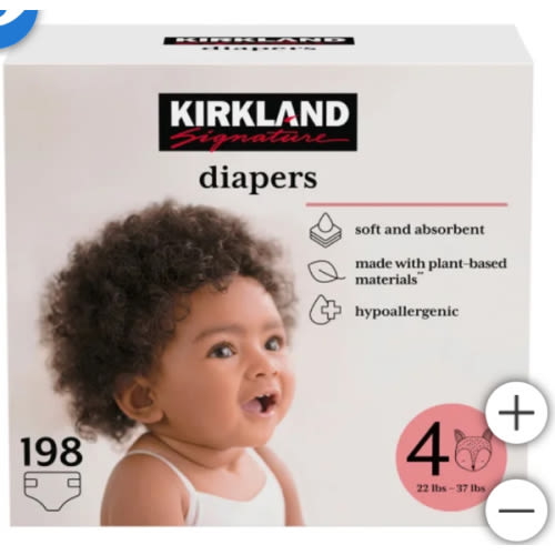 Kirkland Signature Diapers Sizes 4