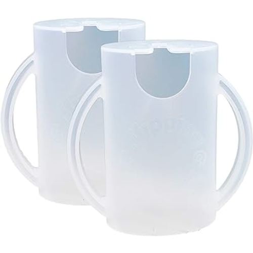 Original Squeeze Proof Flipping Holder 2-Pack with Open Bottom for Food Pouches & Juice Boxes