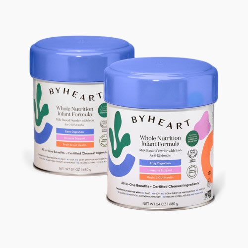 ByHeart Whole Nutrition Infant Formula - Starter Bundle (2 Cans)