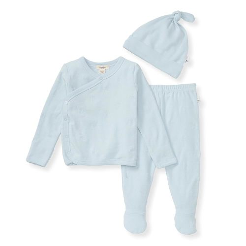 Burt's Bees Baby baby-girls Unisex Baby Take Me Home Set, 3-piece Top, Pant, and Hat Bundle