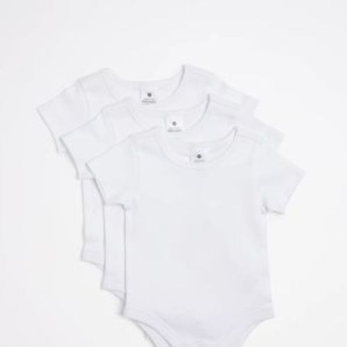3 Pack Baby Organic Cotton Long Sleeve Bodysuits | Target Australia