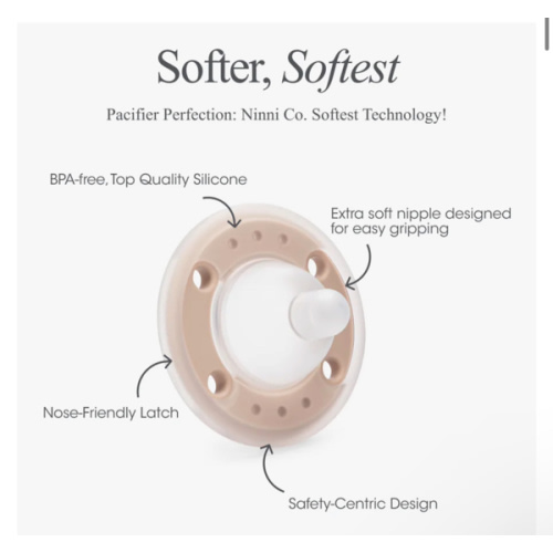 Ninni Pacifier Plum 2 Pack