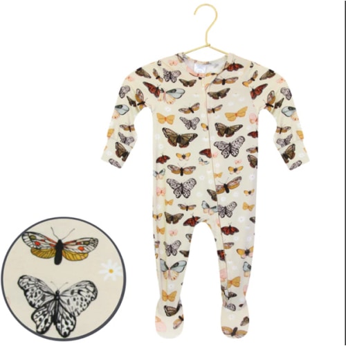 Amelia Zipper Footies – Lou Lou & Company