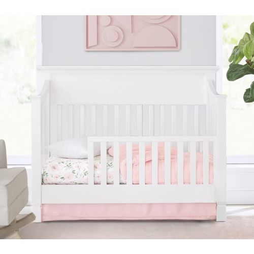 Meredith Allover Floral Organic Crib Fitted Sheet