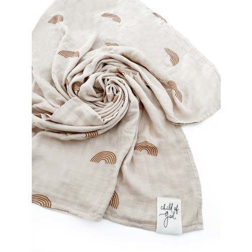Child of God Rainbow Swaddle Blanket