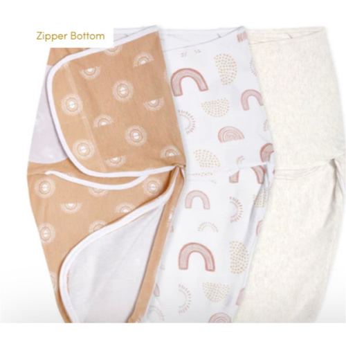 aden + anais keep rising essentials easy swaddle wrap quick change 3 pack TOG 1.0