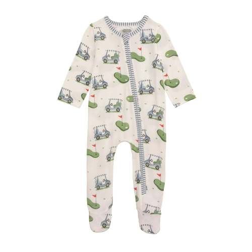 Baby Boy Golf Print Sleeper | The Red Wagon