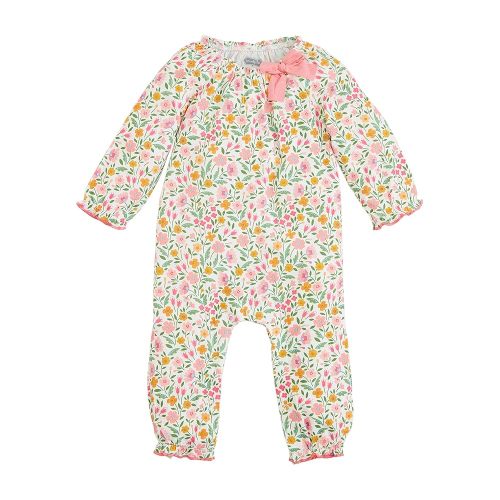 Mud Pie Baby Girl Ditsy Floral Bamboo 1Pc; 3-6 Months