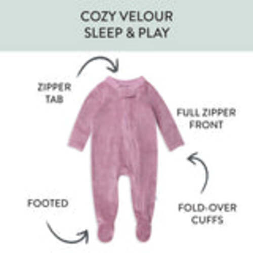 Organic Cotton Velour Sleep & Play | Honest Baby Clothing