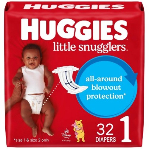 Huggies Little Snugglers Diapers - Size 1 - 32ct