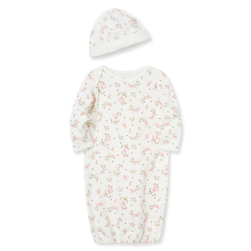 Vintage Rose Sleeper Gown And Hat