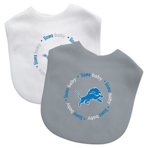 BabyFanatic Officially Licensed Unisex Baby Bibs 2 Pack - NFL Detroit Lions
