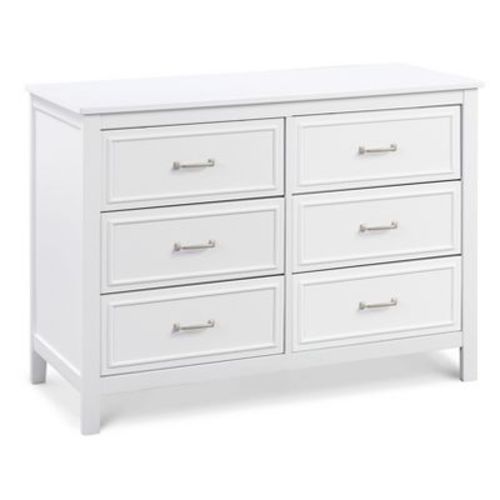 DaVinci Charlie 6-Drawer Double Dresser - White