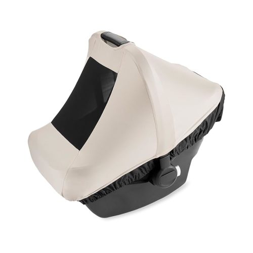 Skip Hop All Seasons Baby Car Seat Cover 4 in 1 Universal Fit with UPF40+ Sunshade and Water Resistant Fabric Oat