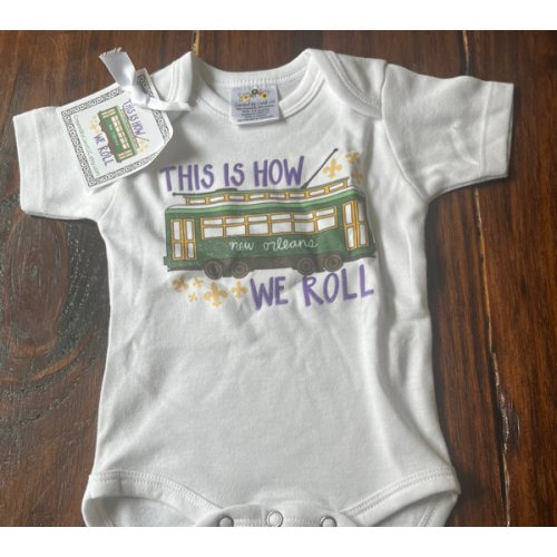 This is how we roll streetcar onesie