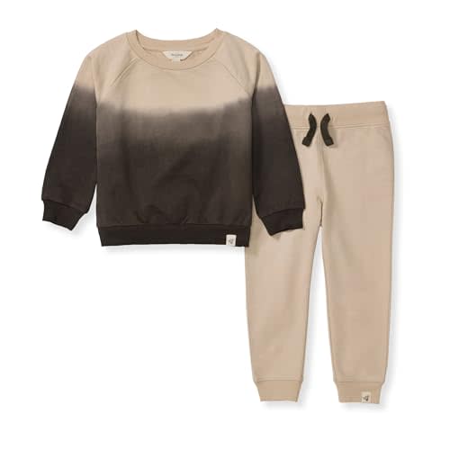 Burt's Bees Baby baby-boys Shirt and Pant Set, Top & Bottom Outfit Bundle, 100% Organic Cotton