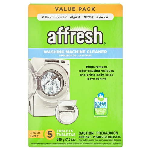 Affresh Washer Machine Cleaning Tablets, Top Load Laundry Cleaner, 5 Count