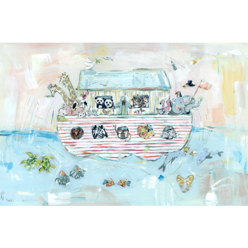 Noah's ark II on paper 14x11 – Chelsea McShane Art