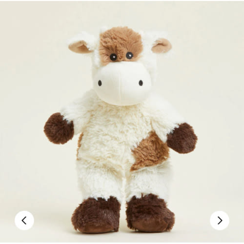 Weighted Cow Warmies | Microwavable Cow Stuffed Animal