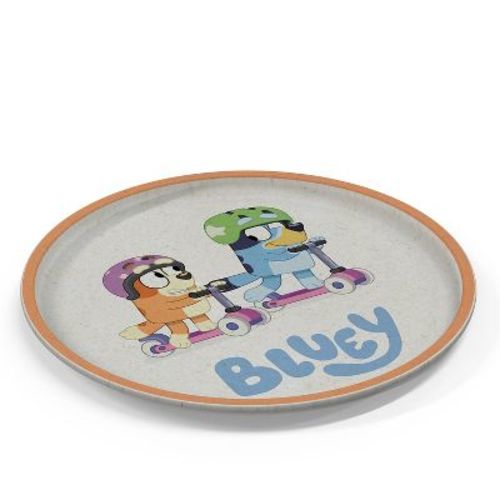 Zak Designs 'princess' 2pk 8" Melamine Bamboo Dining Plate Set