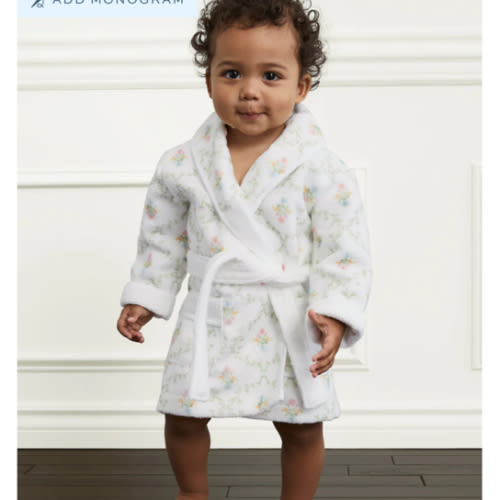 The Baby Hotel Robe - Pastel Trellis – Hill House Home
