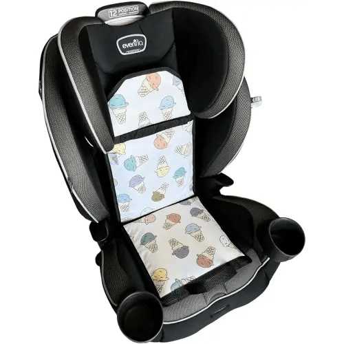 Car Seat Cooler Washable Insulated Ice Pack Infant Car Seat Cooling Cushion Mat for Hot Weather Multifunctional Baby Cooling Pad for Car Seat and Strollers (Ice Packs Included)