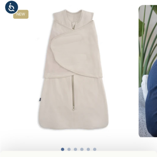 HALO Supersoft Bamboo Swaddle 2.0 TOG in Oat | Cozy & Breathable