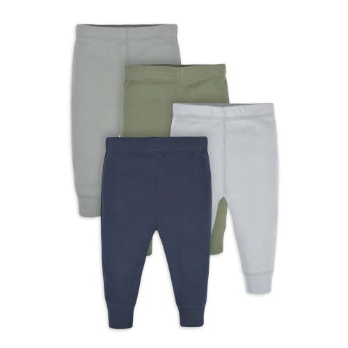 Gerber Baby Boys Essential Pants, 4-Pack, (Newborn - 24 Months)