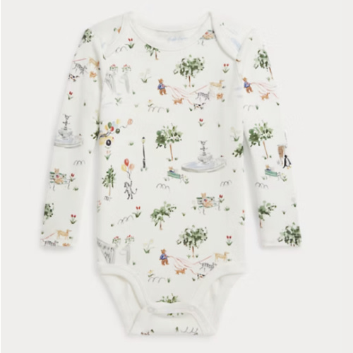 RL Baby x Riley Sheehey Cotton Bodysuit