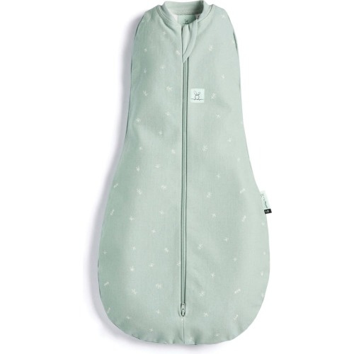 ergoPouch 0.2 TOG Organic Cotton Cocoon Swaddle Sack, 0-3 M, Sage
