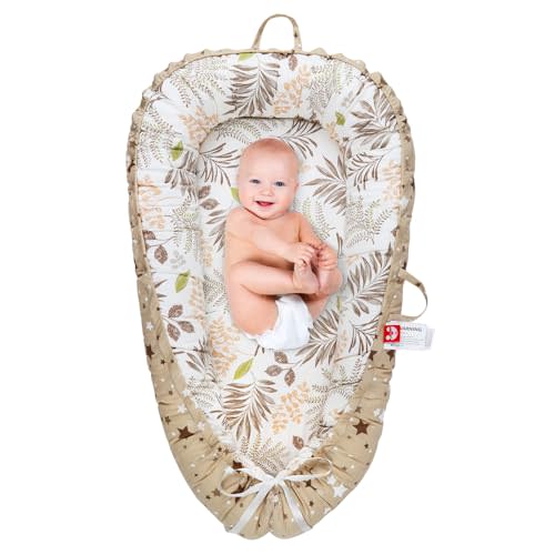 Baby Lounger for Newborn，Breathable & Soft Baby Nest Cover Co Sleeping for Baby 0-24 Months, Babies Essentials Gifts, Portable Infant Lounger Baby Floor Seat for Home and Travel
