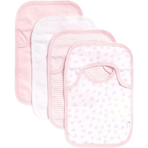 Burts Bees Baby Unisex-Child Pull On Bibs