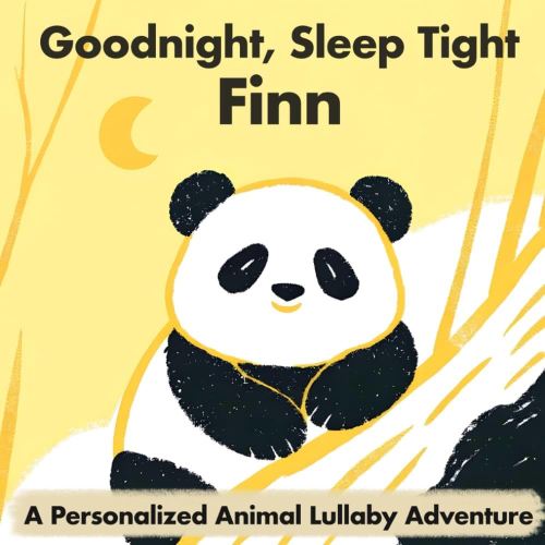 Goodnight, Sleep Tight Finn: A Personalized Animal Lullaby Adventure