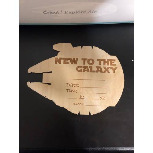 star wars themed baby birth announcement/ disney inspired baby birth announcement / new to the galaxy