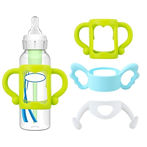 Bottle Handles for DR Brown Bottles 3 Pack Baby Bottle Holder for DR Brown  8oz Narrow Bottles and Wide-Neck Bottles Natural Food Grade Silicone BPA  Free Dishwasher Safe Baby Grasp Teaching Blue