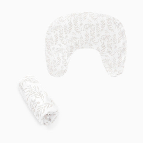 New Nursing Pillow Cover - Beige Foliage