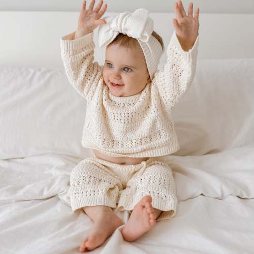 Kids Knit Set - Vanilla Latte