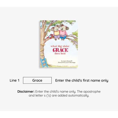 Sister Does Best Personalized Book