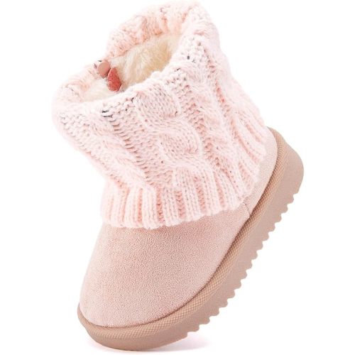 BMCiTYBM Baby Snow Boots Infant Boy Girl Winter Boots Nonslip Lightweight Outdoor Warm Shoes for Cold Weather 6 9 12 18 24 Months(Infant/Toddler)