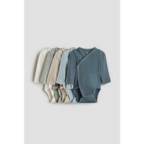5-PACK WRAPOVER BODYSUITS