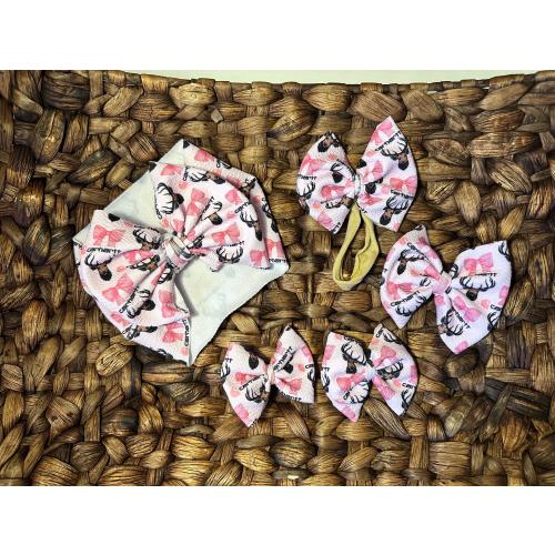 Carhartt/camo Hair bows