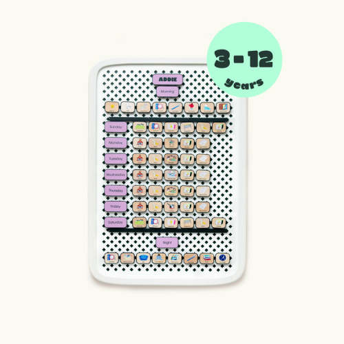 Springboard Visual Weekly Routine Chart for Kids | Charmspring – charmspring