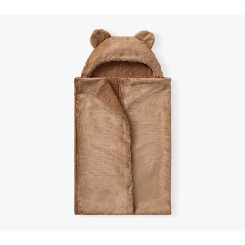 Faux Fur Animal Baby Hooded Towels