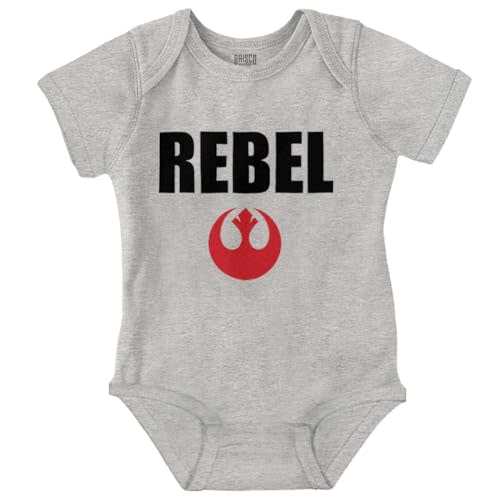Brisco Brands Rebel Dark Galaxy Retro Sci-fi Nerd Baby Romper Boys or Girls