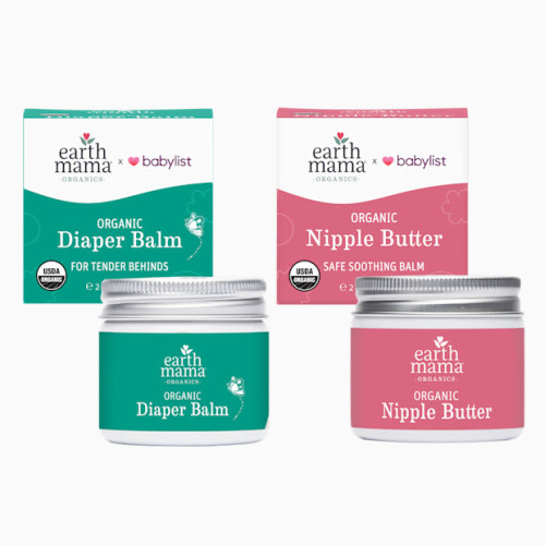 Earth Mama x Babylist Diaper Balm & Nipple Butter Bundle