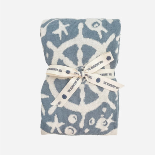 Organic Cotton Nautical Blanket