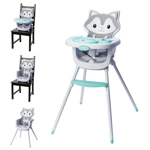 Infantino Grow-with-Me 4-in-1 Convertible High Chair, 6-36 Months, Husky